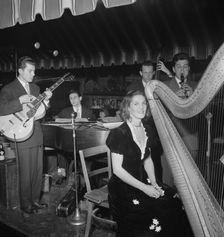 Portrait of Joe Marsala and Adele Girard, Hickory House, New York, N.Y., 1946. Creator: William Paul Gottlieb