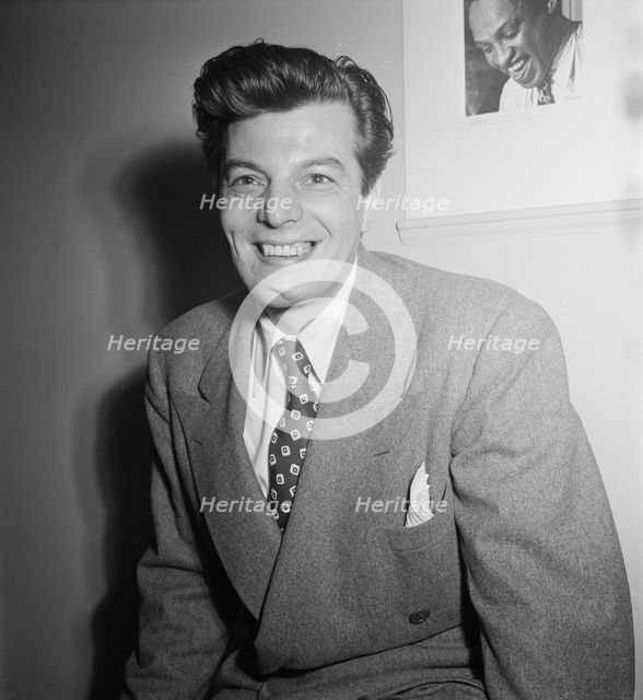 Portrait of Joe Marsala, William P. Gottlieb's home or office, New York, N.Y., ca. June 1947. Creator: William Paul Gottlieb.