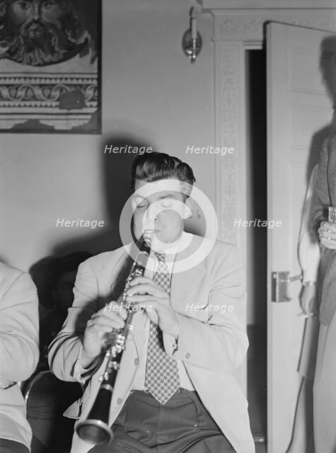 Portrait of Joe Marsala, Turkish Embassy, Washington, D.C., 1930. Creator: William Paul Gottlieb.