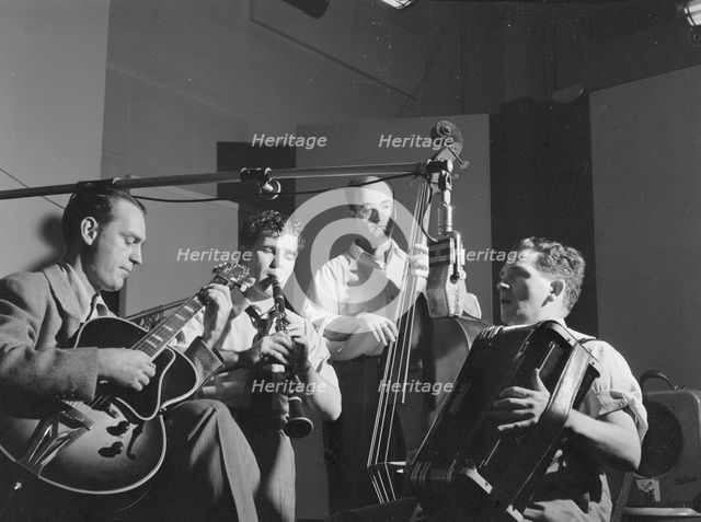 Portrait of Joe Mooney, Andy Fitzgerald, Gaeton (Gate) Frega, and Jack Hotop..., N.Y., ca. Dec. 1946 Creator: William Paul Gottlieb.