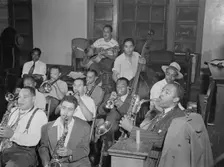 Portrait of Joe Thomas and Eddie Wilcox, Loyal Charles Lodge No. 167, New York, N.Y., ca. Oct. 1947. Creator: William Paul Gottlieb