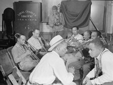 Portrait of Joe Thomas and Eddie Wilcox, Loyal Charles Lodge No. 167, New York, N.Y., ca. Oct. 1947. Creator: William Paul Gottlieb
