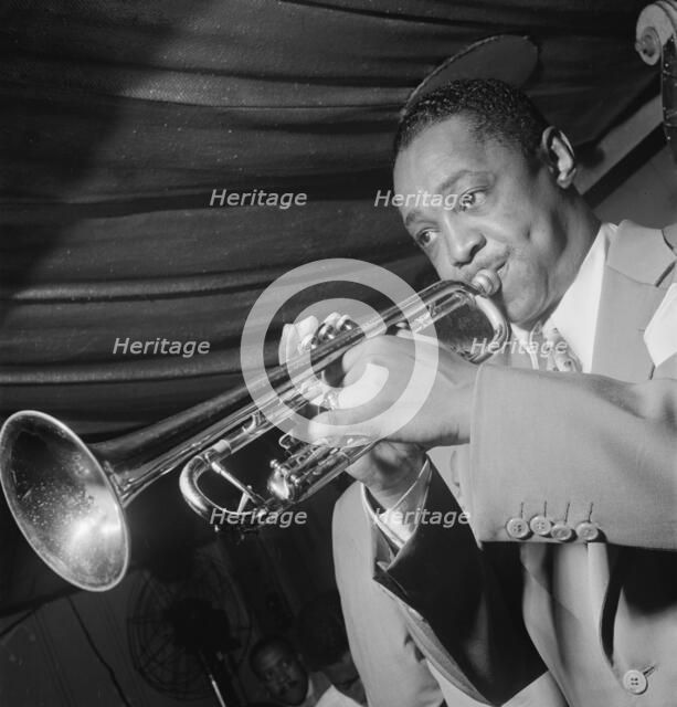 Portrait of Joe Thomas, Pied Piper, New York, N.Y., ca. Sept. 1947. Creator: William Paul Gottlieb.