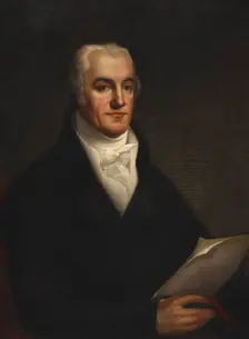 Portrait of Joel Barlow, 1805. Creator: Robert Fulton