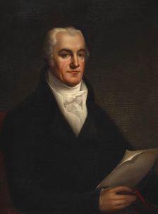 Portrait of Joel Barlow, 1805. Creator: Robert Fulton
