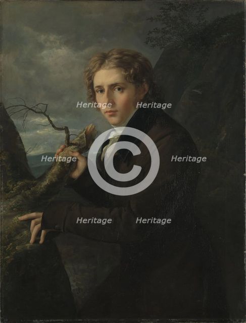 Portrait of Johan Christian Clausen Dahl (1788-1857), 1819-1820. Creator: Rößler, Johann Carl (1775-1845).