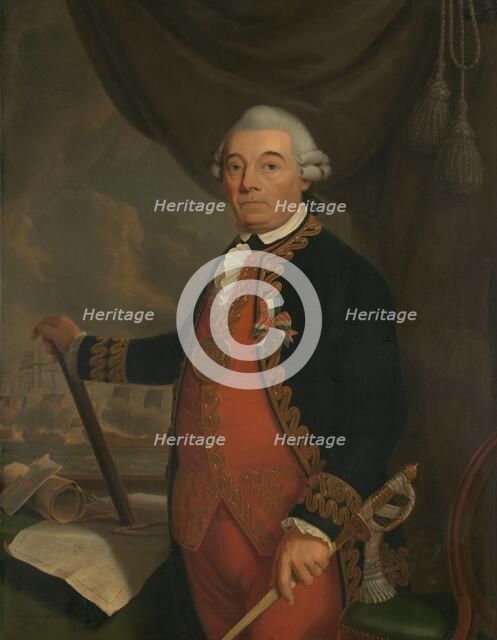 Portrait of Johan Arnold Zoutman, 1801. Creator: Cornelis van Cuylenburg.