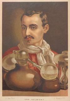 Portrait of Johan Baptista van Helmont (1580-1644), 1879. Creator: Planella y Rodríguez, Juan (1849-1910)