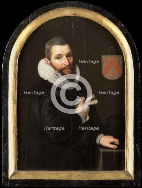 Portrait of Johan Gerritsz van Schoterbosch  (c.1564-1654), 1620. Creator: Jan Verspronck.