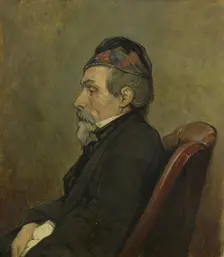 Portrait of Johan-Hendrick-Louis Meyer, Marine Painter, 1850-1866. Creator: Jan Weissenbruch