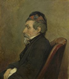Portrait of Johan-Hendrick-Louis Meyer, Marine Painter, 1850-1866. Creator: Jan Weissenbruch