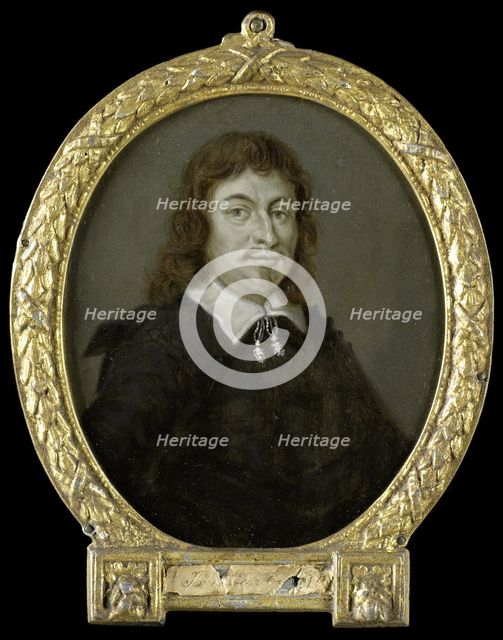 Portrait of Johan van Nijenborgh, Poet in Groningen, 1700-1732. Creator: Arnoud van Halen.