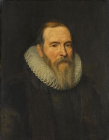 Portrait of Johan van Oldenbarnevelt, in or after c.1616. Creator: Workshop of Michiel Jansz van Mierevelt