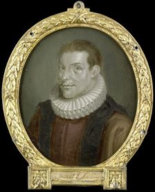 Portrait of Johan van der Does the Younger, Librarian in Leiden, 1700-1732. Creator: Arnoud van Halen