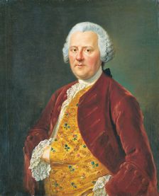 Portrait of Johann Maximilian von Holzhausen, 1758. Creator: Johann Georg Ziesenis