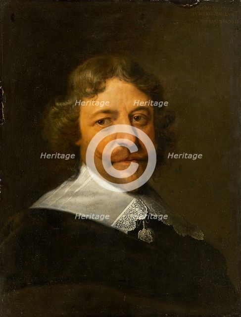 Portrait of Johann Maximilian zum Jungen, 1642. Creator: Jeremias van Winghe.