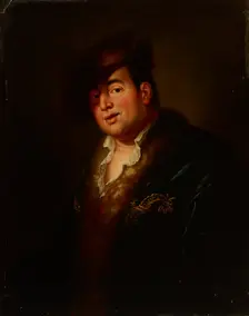 Portrait of Johann Melchior Dinglinger (1664-1731), 3rd quarter of 17th century. Creator: Antoine Pesne