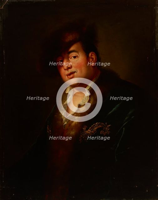 Portrait of Johann Melchior Dinglinger (1664-1731), 3rd quarter of 17th century. Creator: Antoine Pesne.