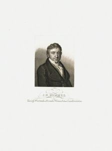 Portrait of Johann Nepomuk Hummel (1778-1837), c. 1830