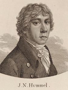 Portrait of Johann Nepomuk Hummel (1778-1837). Creator: Anonymous