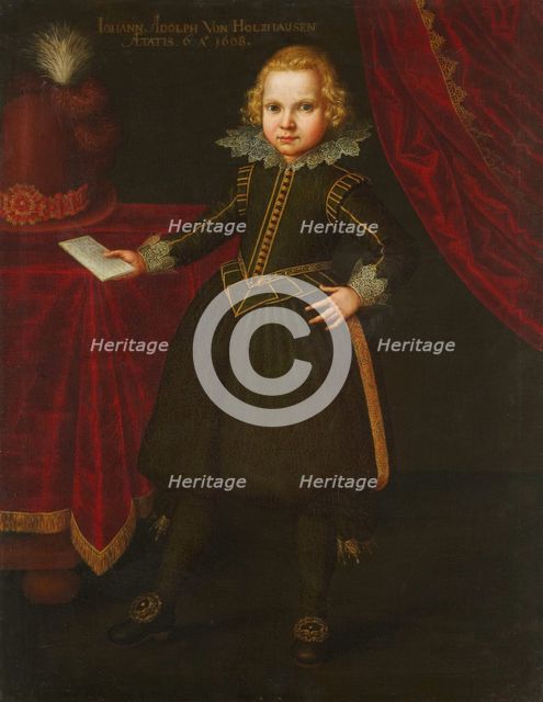 Portrait of Johann Adolf von Holzhausen, 1608. Creator: Jacob Van Der Doordt.