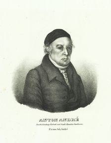 Portrait of Johann Anton André (1775-1842), 1822
