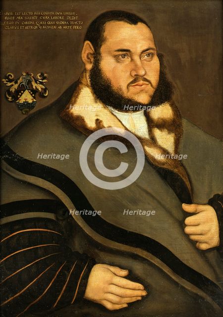 Portrait of Johann Carion (1499-1537), ca 1530.