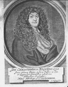 Portrait of Johann Christoph Wagenseil (1633-1705), End of 17th cen.. Artist: Sandrart, Jacob, von (1630-1708)