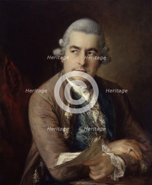 Portrait of Johann Christian Bach (1735-1782), 1776.