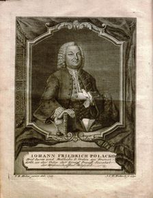 Portrait of Johann Friedrich Polack (1700-1771) , 1755