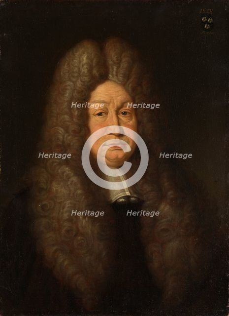 Portrait of Johann Georg von Holzhausen, (1643-1721), 1721. Creator: Unknown.