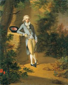 Portrait of Johann Georg von Holzhausen, 1789. Creators: Georg Karl Urlaub, Johann Georg von Holzhausen