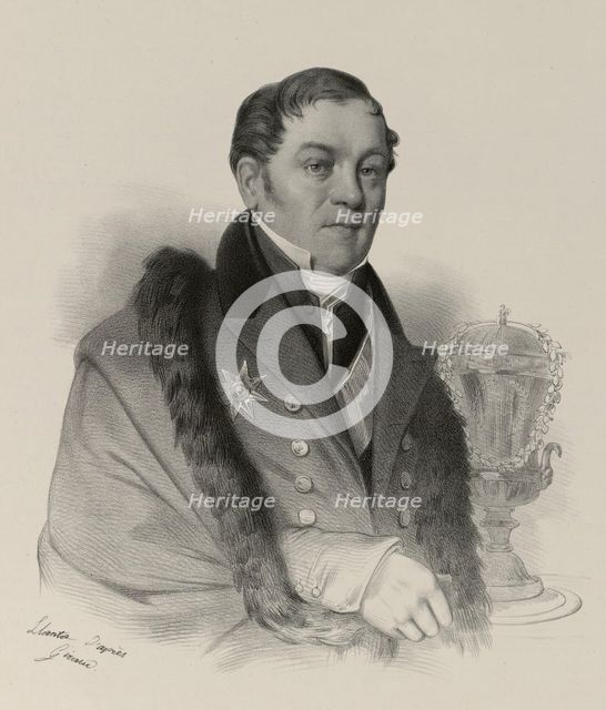 Portrait of Johann Gotthelf Fischer von Waldheim (1771-1853), 1830-1840s.