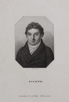 Portrait of Johann Gottlieb Fichte (1762-1814), 1810s