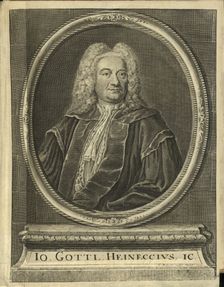 Portrait of Johann Gottlieb Heineccius (1681-1741) , 1744