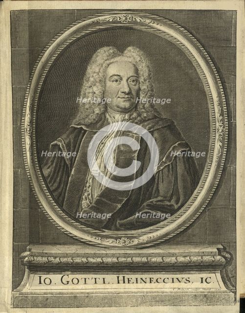 Portrait of Johann Gottlieb Heineccius (1681-1741) , 1744.