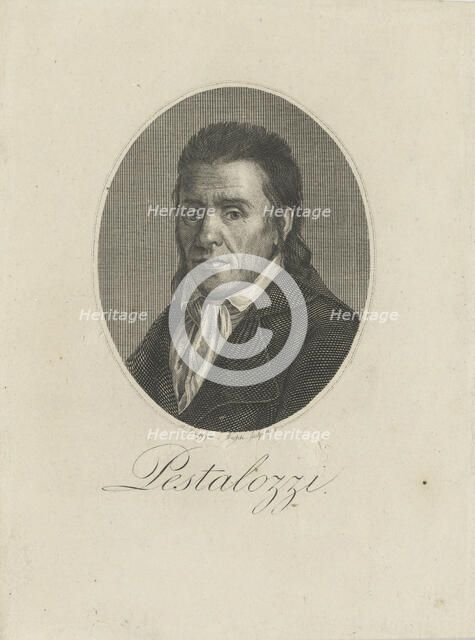 Portrait of Johann Heinrich Pestalozzi (1746-1827) , 1805. Creator: Anonymous.