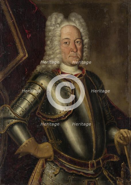 Portrait of Johann Hieronymus zum Jungen, c1700-1710. Creator: German Master.