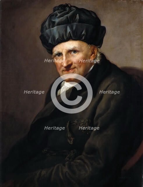 Portrait of Johann Joachim Spalding (1714-1804), 1800. Creator: Graff, Anton (1736-1813).