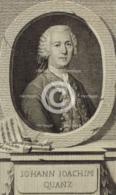 Portrait of Johann Joachim Quantz (1697-1773), 1767.