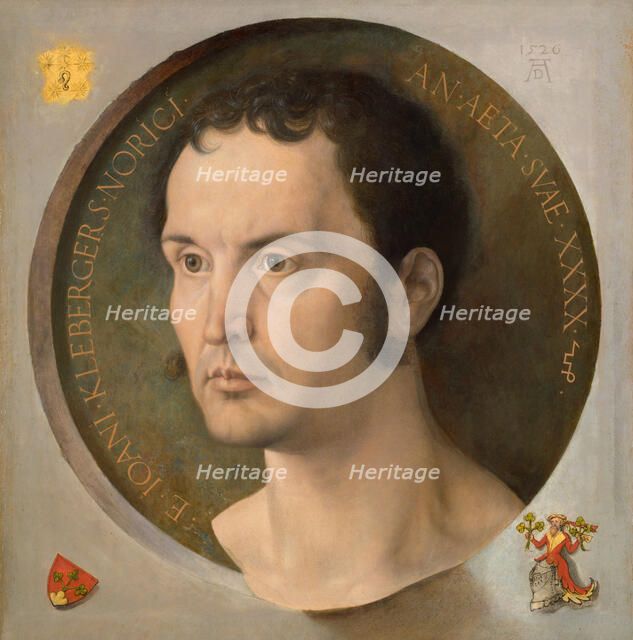 Portrait of Johann Kleeberger, 1526. Artist: Dürer, Albrecht (1471-1528)