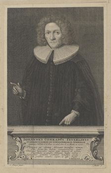 Portrait of Johann Konrad Feuerlein (1629-1704). Creator: Anonymous