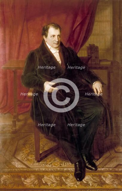 Portrait of Johann Ludwig Tieck (1773-1853), 1835. Creator: Vogel von Vogelstein, Carl Christian (1788-1868).