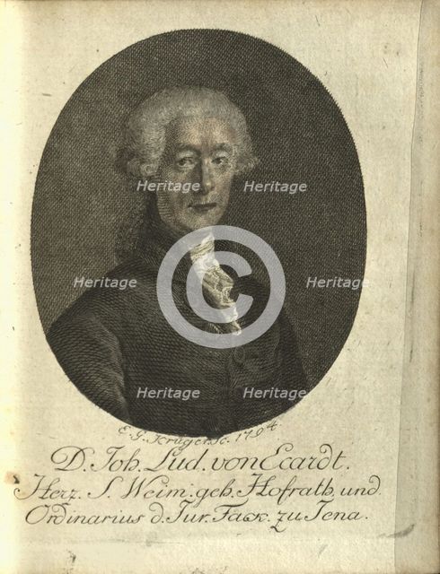 Portrait of Johann Ludwig von Eckardt (1737-1800), 1794.