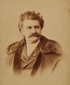 Portrait of Johann Strauss (1825-1899), c.1890. Creator: Angerer, Victor (1839-1894)
