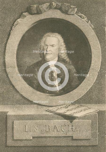 Portrait of Johann Sebastian Bach, 1774.