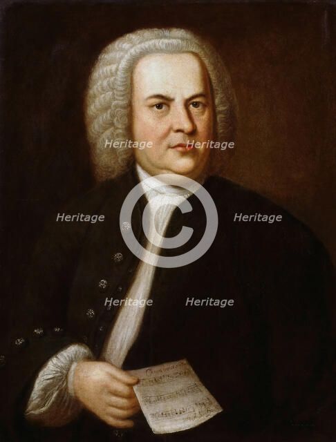 Portrait of Johann Sebastian Bach, .