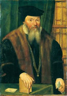 Portrait of Johann von Fichard, 1568-1570. Creator: Unknown