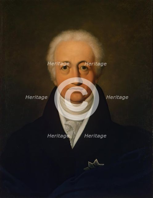 Portrait of Johann Wolfgang Goethe, 1818. Creator: Ferdinand Jagemann.