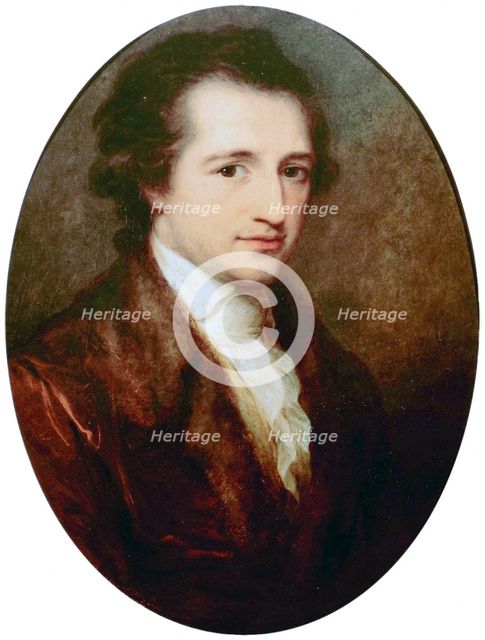 Portrait of Johann Wolfgang von Goethe.